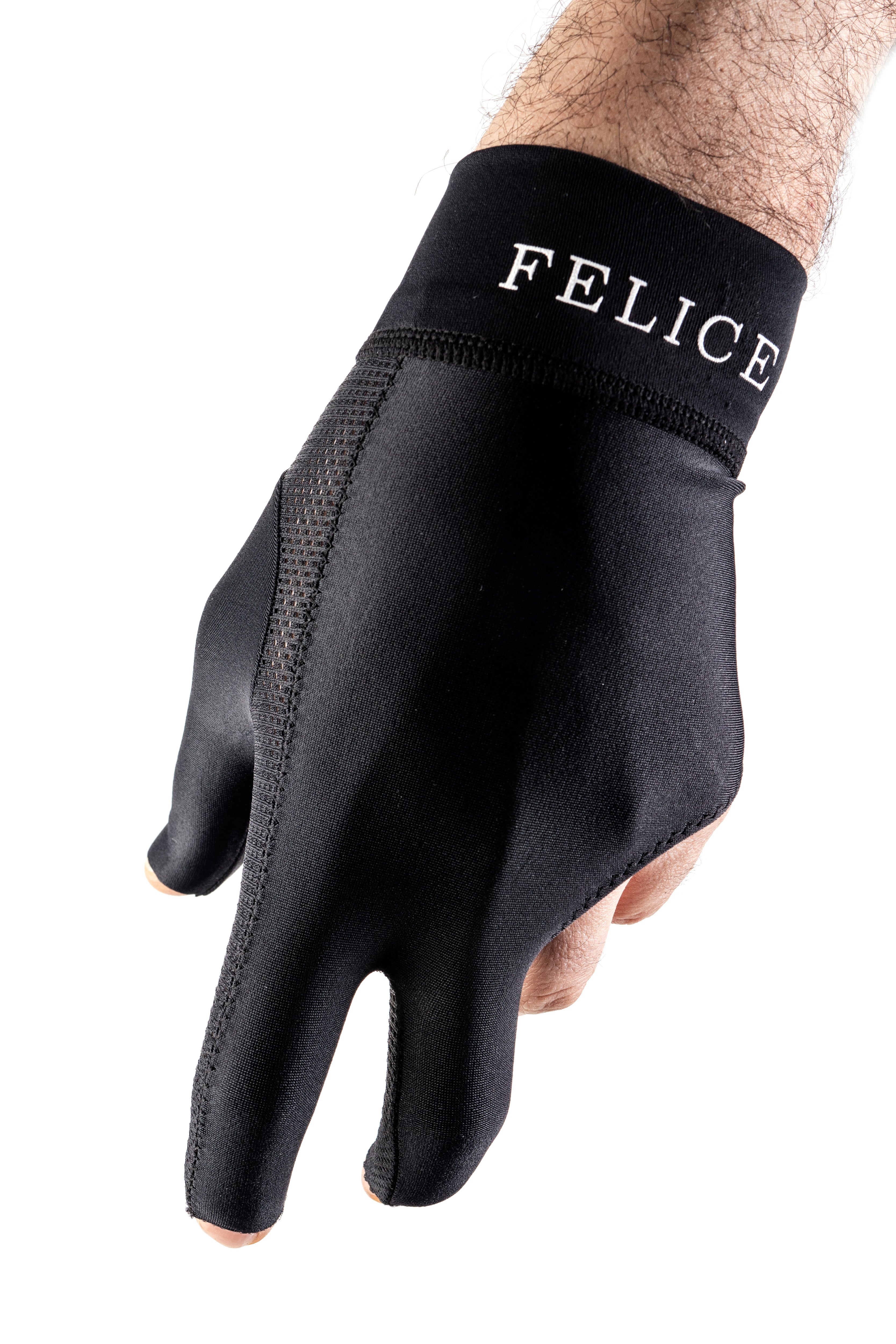 Billardhandschuh Felice Fingerless Profi schwarz Billardhandschuh Felice Fingerless Profi schwarz